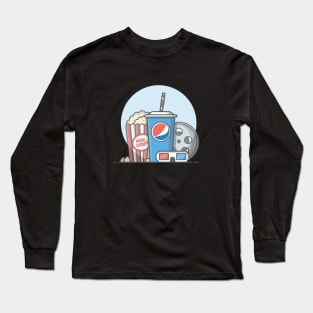 Popcorn, soda and roll film Long Sleeve T-Shirt